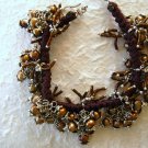 7"-8.75" Brown Cultured Pearl Cluster Bracelet