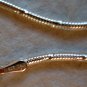 Italy Sterling Silver Diamond Cut Ankle Bracelet 9"