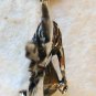 Sterling Silver 925 Fairy Pendant or Charm 3-D 1.18"