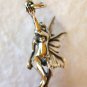 Sterling Silver 925 Fairy Pendant or Charm 3-D 1.18"