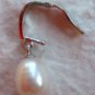 White Pearl Sterling Silver Pendant Enhancer