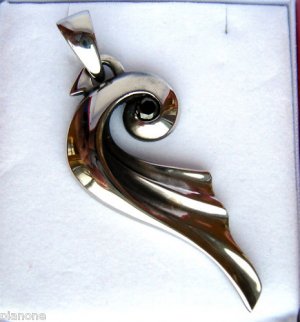 316 Stainless Steel Wing Pendant