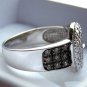 .25 CT Brown Color Diamond Ring - Pave Buckle Design Sz 7
