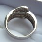 .25 CT Brown Color Diamond Ring - Pave Buckle Design Sz 7