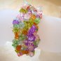 Flower Quartz Stretch Nugget Bracelet