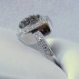 .20 CT Brown Color Diamond Ring - Pave Detail Design Sz5