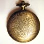 Filigree Copper Plated Pocket Watch with Chain