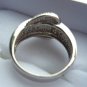 .25 CT Champagne Diamond Buckle Ring Size 5