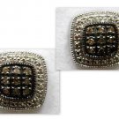 .20 CT Chocolate Champagne Brown Color Diamond Earring Studs - Cushion Shape