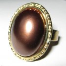 Amrita Singh Montauk Brown Pearl Ring Adjustable Size