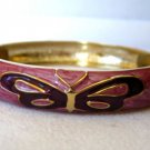 Cloisonne Enamel Flower/Butterfly Bangle Multiple Color Cloisonne Enamel Flower/Butterfly Bangle Multiple Color