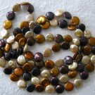 48" Designer Chocolate Brown Freshwater Coin Pearl Necklace
