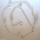 Sterling Silver .925 Bead Ankle Bracelet 9"-10" Sterling Silver .925 Bead Ankle Bracelet 9"-10"
