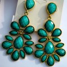 Amrita Singh 18KGP 'Nello' Dangle Earrings Turquoise Color Hampton Collection Amrita Singh 18KGP 'Nello' Dangle Earrings Turquoise Color Hampton Collection