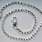 Italian Made Sterling Silver Popcorn Chain Anklet 10"