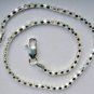 Italian Made Sterling Silver Popcorn Chain Anklet 10"