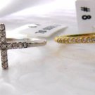 Sideways Cross Sterling Silver .925 Ring Sterling Silver or Gold Plated Sterling Sideways Cross Sterling Silver .925 Ring Sterling Silver or Gold Plated Sterling