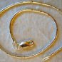 Italian Made Sterling Silver .925 Diamond Cut Snake Chain Wrist Bracelet 7"