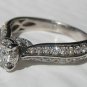 .60 Carat 14k White Gold Diamond Ring Engagement, Anniversary or Cocktail Ring