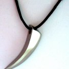 Silver Stainless Steel Saber-Tooth Pendant No Tarnish Silver Stainless Steel Saber-Tooth Pendant No Tarnish
