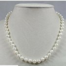 Baroque Akoya Saltwater Cultured Pearl Necklace 20" with Sterling Silver Clasp