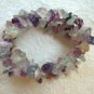 Fluorite Gemstone Nugget Stretch Bracelet