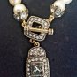 NEW Heidi Daus "Always a Pleasure" Beaded Necklace with Drop Crystal Pendant