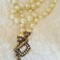 NEW Heidi Daus "Always a Pleasure" Beaded Necklace with Drop Crystal Pendant