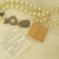 NEW Heidi Daus "Always a Pleasure" Beaded Necklace with Drop Crystal Pendant