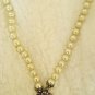 NEW Heidi Daus "Always a Pleasure" Beaded Necklace with Drop Crystal Pendant