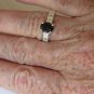 1.25 Ct Smokey Brown Quartz Ring Sterling Silver .925 Oval Cut