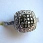.20 CT Champagne Brown Diamond Ring Sterling Silver .925 Cocktail Fancy Color I2
