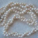 2-Strand Twisted White Cultured Pearl Necklace 17" .925 Sterling Silver 2-Strand Twisted White Cultured Pearl Necklace 17" .925 Sterling Silver