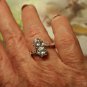 2 Carat Sterling Silver CZ Two-Stone Bypass Ring with CZ Baguettes Trending NOW