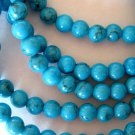 5mm Turquoise Bead Stretch Bracelet 5 Individual Strands Mix Match Blue 7.5-8" 5mm Turquoise Bead Stretch Bracelet 5 Individual Strands Mix Match Blue 7.5-8"