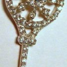 Sterling Silver .925 Snowflake Key Pendant or Charm Sterling Silver .925 Snowflake Key Pendant or Charm