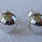 Sterling Silver 6mm Ball Stud Earrings with Butterfly Backings Light Weight