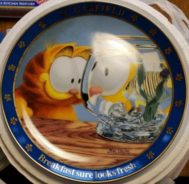 The Danbury Mint Garfield "Breakfast Sure Looks Fresh" Garfield Collector Plate