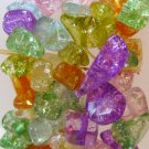Flower Quartz Stretch Nugget Bracelet Beaded No Metal