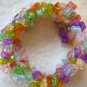 Flower Quartz Stretch Nugget Bracelet Beaded No Metal