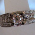 1.18 Carat 14k White Gold Diamond Ring w/Bridge Milligrain Design 7.29 Grams 1.18 Carat 14k White Gold Diamond Ring w/Bridge Milligrain Design 7.29 Grams