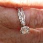 .60 Ct Halo Diamond Ring 14k White Gold Engagement,Anniversary,Cocktail Ring
