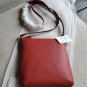 NWT COACH CE871 Mini Rowan File Bag in Crossgrain Leather IM/1941 Red