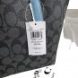 NWT COACH Mini City Tote Signature Canvas Horse and Sleigh CM183 Silver Mist