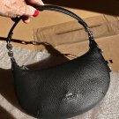 NWT COACH CN011 Mini Payton in Black Pebble Leather Retail $188 AUTHENTIC