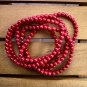 5mm Round Coral Bead Stretch Bracelet 5 Individual Strands Mix Match Red 7.5-8"