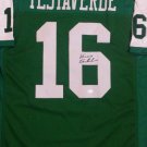 Vinny Testaverde Autographed New York Jets Custom Jersey (JSA Witnessed COA)