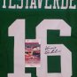 Vinny Testaverde Autographed New York Jets Custom Jersey (JSA Witnessed COA)