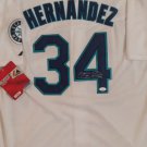 Felix Hernandez Autographed Seattle Mariners Majestic Cool Base Jersey (JSA COA)