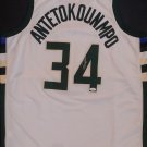 Giannis Antetokounmpo Autographed Milwaukee Bucks Nike Swingman Jersey (JSA Witnessed COA